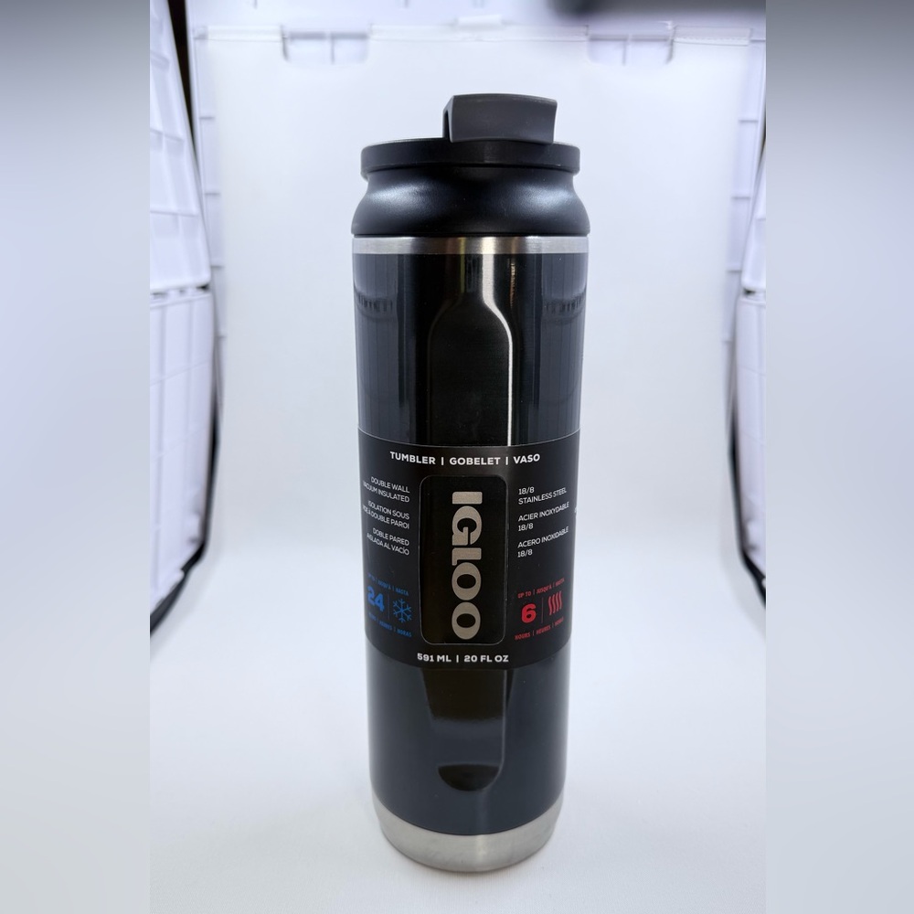 Igloo Black Stainless Steel Tumbler